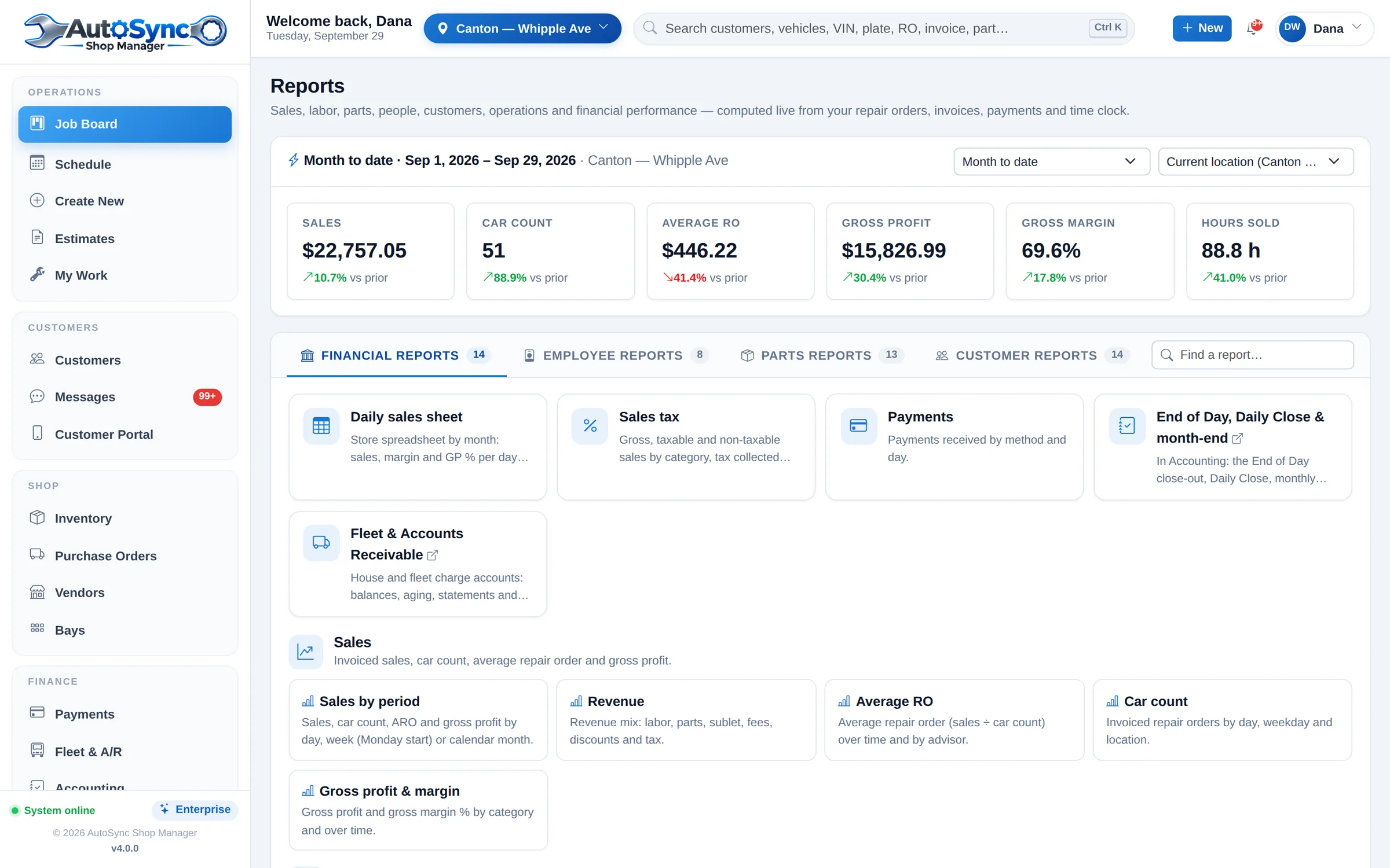 AutoSync Shop Manager